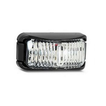 LED Autolamps 42ARM LED Amber/Red Side Marker Lamp 12/24V Black Base 16cm Cable
