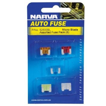 Narva 52500BL Micro Blade Fuse Assortment