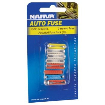 Narva 52600BL Ceramic Fuse Assortment