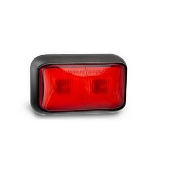 LED Autolamps 58RM LED Rear Position Marker Lamp 12/24V Black Housing 40cm Cable