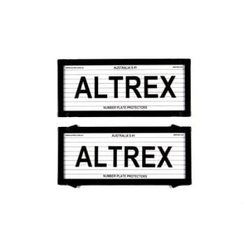 5 Figure Number Plate Covers 5000 Black With Lines Altrex 5L