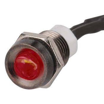 Narva 62084BL 12V Sealed Pilot Lamp Clear Lens With Red LED (Blister Pack Of 1)