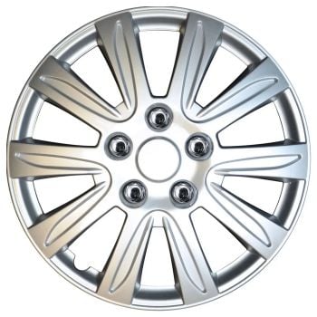 SAAS Dart 13" Silver Wheel Cover Set 76113