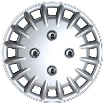 SAAS Tracer 12" Silver Wheel Cover set 78112