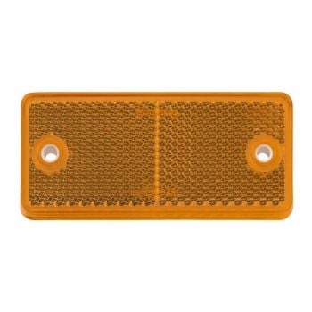 Narva 84031BL Amber Retro Reflector with Dual Fixing Holes