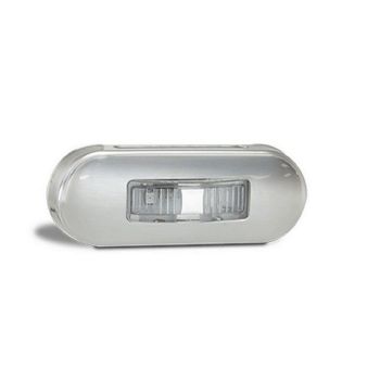 LED Autolamps 86ARMB LED Red/Amber Side Marker Lamp 12/24V 2 LED's Stainless Steel
