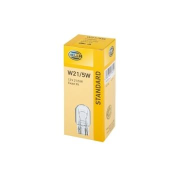 Hella W21W Glass Wedge Globe 12V 21/5W 8GD008893002