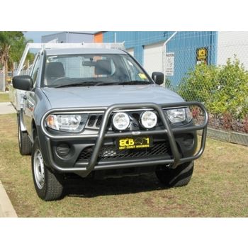 ECB Black Ripple Roo Bar fits Mitsubishi Triton ML GLX 07/06-08/09 8M41SYB