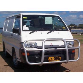 ECB Textura Black Roo Bar fits Mitsubishi Express Van L300 SJ 05/00-07/13 8M70SYM