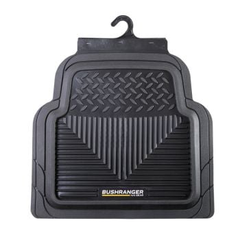 Bushranger 91X02B Mud Tamer Floor Mats Black Rear