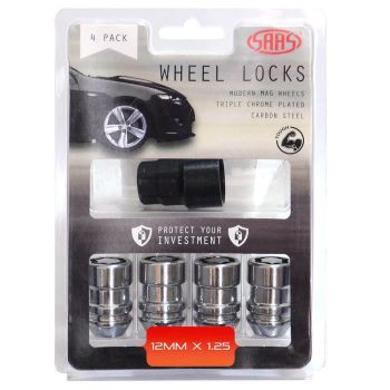 SAAS 933525 Lock Nuts Internal Star Bulge 12x1.25 pc4