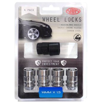 SAAS 933529 Lock Nuts Internal Star Bulge 14x1.50 pc4