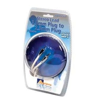 Aerpro ADM125W 25mm to 35 mm stereo lead 2 metres white