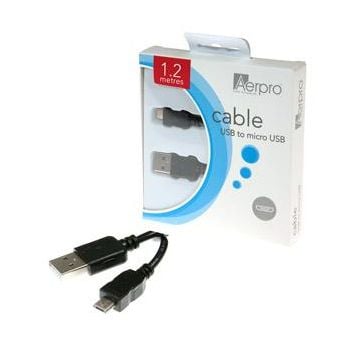 Aerpro ADM95B Usb to micro usb cable 12m black