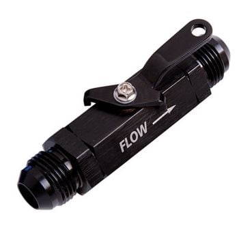 Aeroflow Shut Off Valve -6AN Black