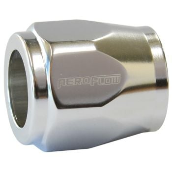 Aeroflow Hex Hose Finisher 1/2in 12.7mm ID Silver 