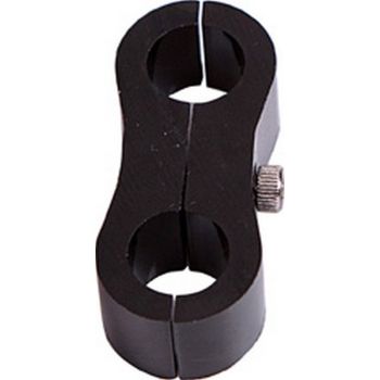 Aeroflow Billet Aluminium Dual Hose Separators 9/16in ID Black