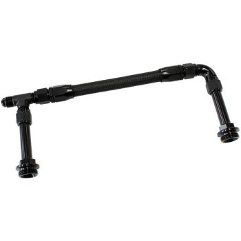 Aeroflow Carburettor Inlet Rail Kit -6AN Black 