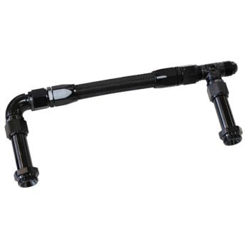 Aeroflow Carburettor Inlet Rail Kit -8AN 241mm 4150 Black 