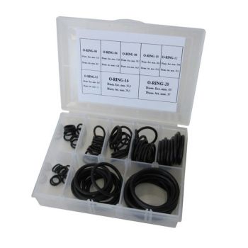 Aeroflow Buna N Rubber O-Ring Kit -3AN to -20AN 10 of each use with Unleaded Alcohol and Ethanol fuels