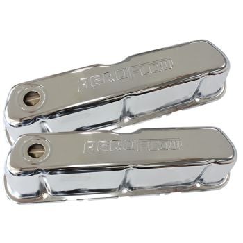 Aeroflow Chrome Steel Valve Covers