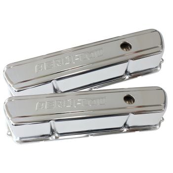Aeroflow Chrome Steel Valve Covers
