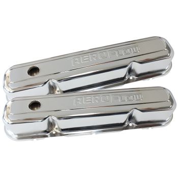 Aeroflow Chrome Steel Valve Covers