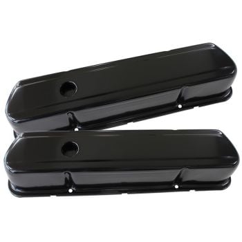 Aeroflow Black Steel Valve Covers