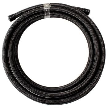 Aeroflow 200 Series PTFE Stainless Braided Hose -6AN Black3m