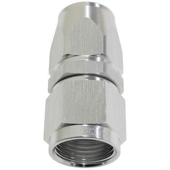 Aeroflow 200 / 570 Series PTFE Straight Hose-End -6AN Silver 