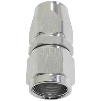 Aeroflow 200 / 570 Series PTFE Straight Hose-End -10AN Silver 