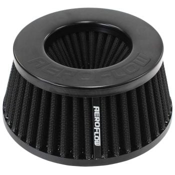 Aeroflow AF2711-9500 4" Inverted Tapered Filter 5.25-6 O.D, 2.55" High Black