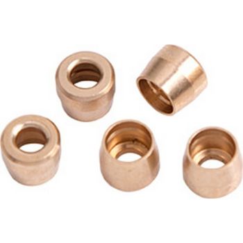 Aeroflow PTFE Hose Brass Olive Inserts -3AN 5PK