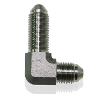 Aeroflow 90 Stainless Bulkhead -3AN