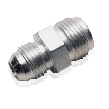 Aeroflow Power Steering Adaptor 11/16in-18 Inverted Seat to -6AN Stainless