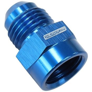 Aeroflow M14 x 1.5 inverted seat to -6AN Nissan / Toyota steering adapter