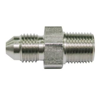 Aeroflow Stainless BSP Male to AN Fitting 1/8in BSP to Male -4AN