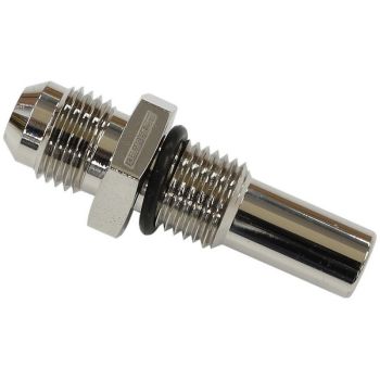 Aeroflow Transmission Adapter Long Tail 9/16in-18 NPSM to -6AN Fits GM 4L80E
