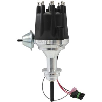 Aeroflow AF4010-8388BLK Ready To Run Vac Advance Black Cap Dist 340 fits SB Chrysler 318