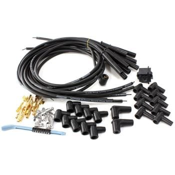 Aeroflow Xpro Universal 8.5mm V8 Ignition Lead Set with Multi-angle Boots Black 