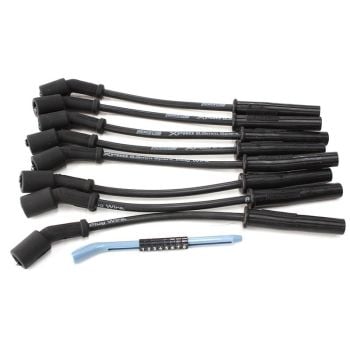 Aeroflow Xpro Black 8.5mm Spark Plug Wire Sets Fits GM LS2/LS3 engines 12in length