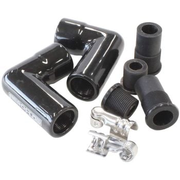 Aeroflow AF4038-3311C-2 Ceramic 90 Boots & Terminals 2 Pack