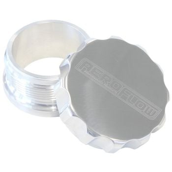 Aeroflow 2in Billet Aluminium Weld-On Filler with Polished Cap