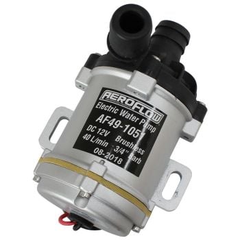 Aeroflow Brushless Electric Supercharger & Water Pump 3/4in Inlet/Outlet Barb 40 LPM