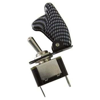 Aeroflow Carbon Fibre Covered Rocket / Missile Switch 12v 20A