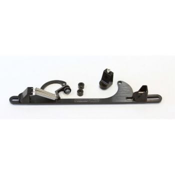 Aeroflow Billet Throttle Cable Bracket 4150 Style Black AF64-2001BLK