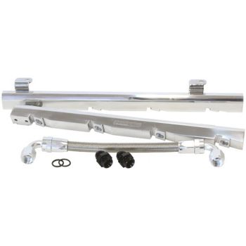 Aeroflow Billet EFI Fuel Rails Polished 