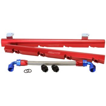 Aeroflow Billet EFI Fuel Rails Red