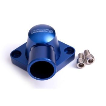 Aeroflow Billet Thermostat Housing Blue 