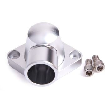 Aeroflow Billet Thermostat Housing Silver 